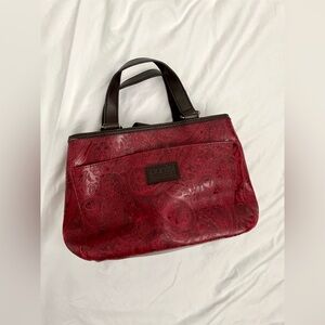 Relic Quality Brand leather Red shoulder bag
